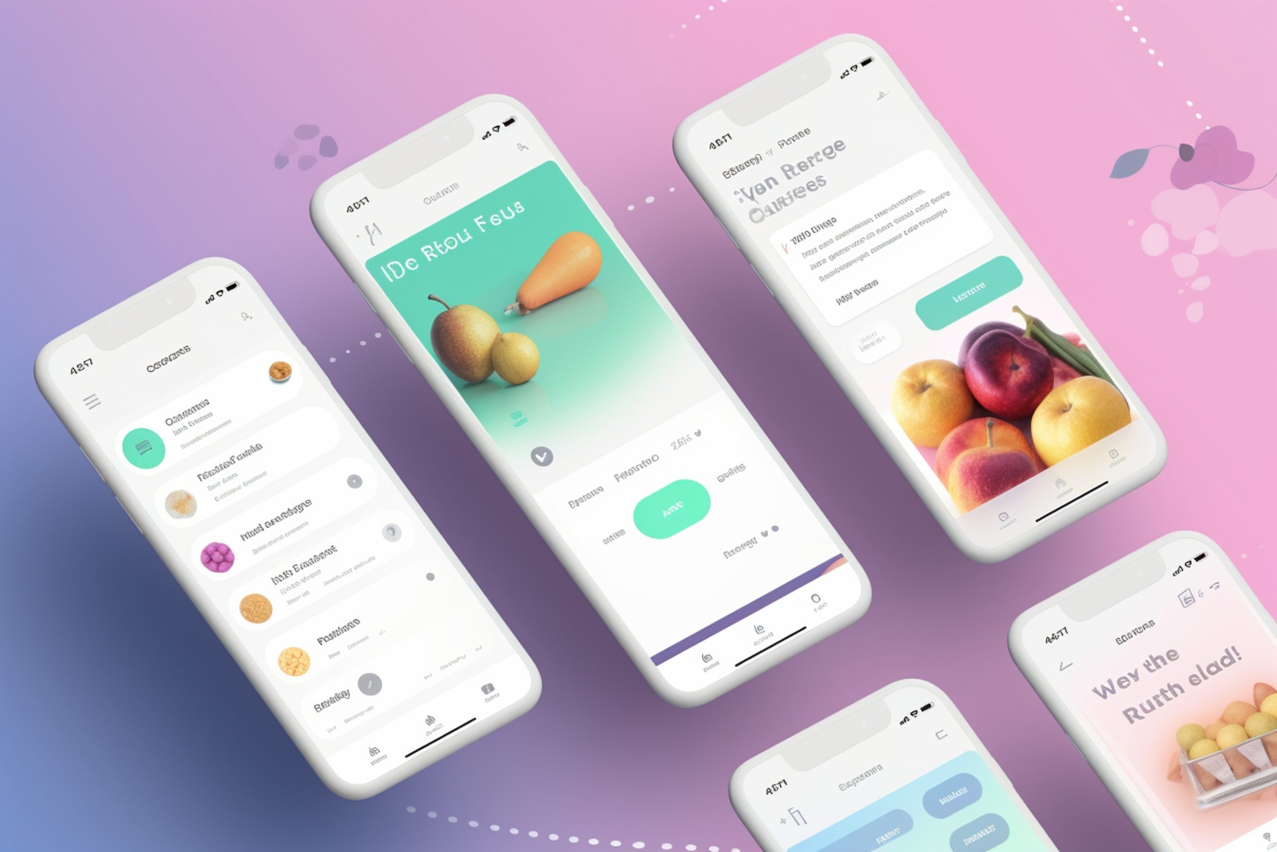 Buying groceries online concept mobile app and ecommerce shopping generative ai